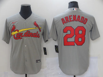 Nolan Arenado St. Louis Cardinals gray jersey