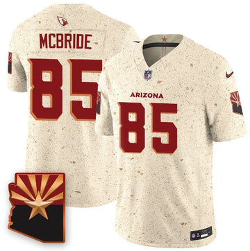 Trey McBride Arizona Cardinals cream Vapor jersey