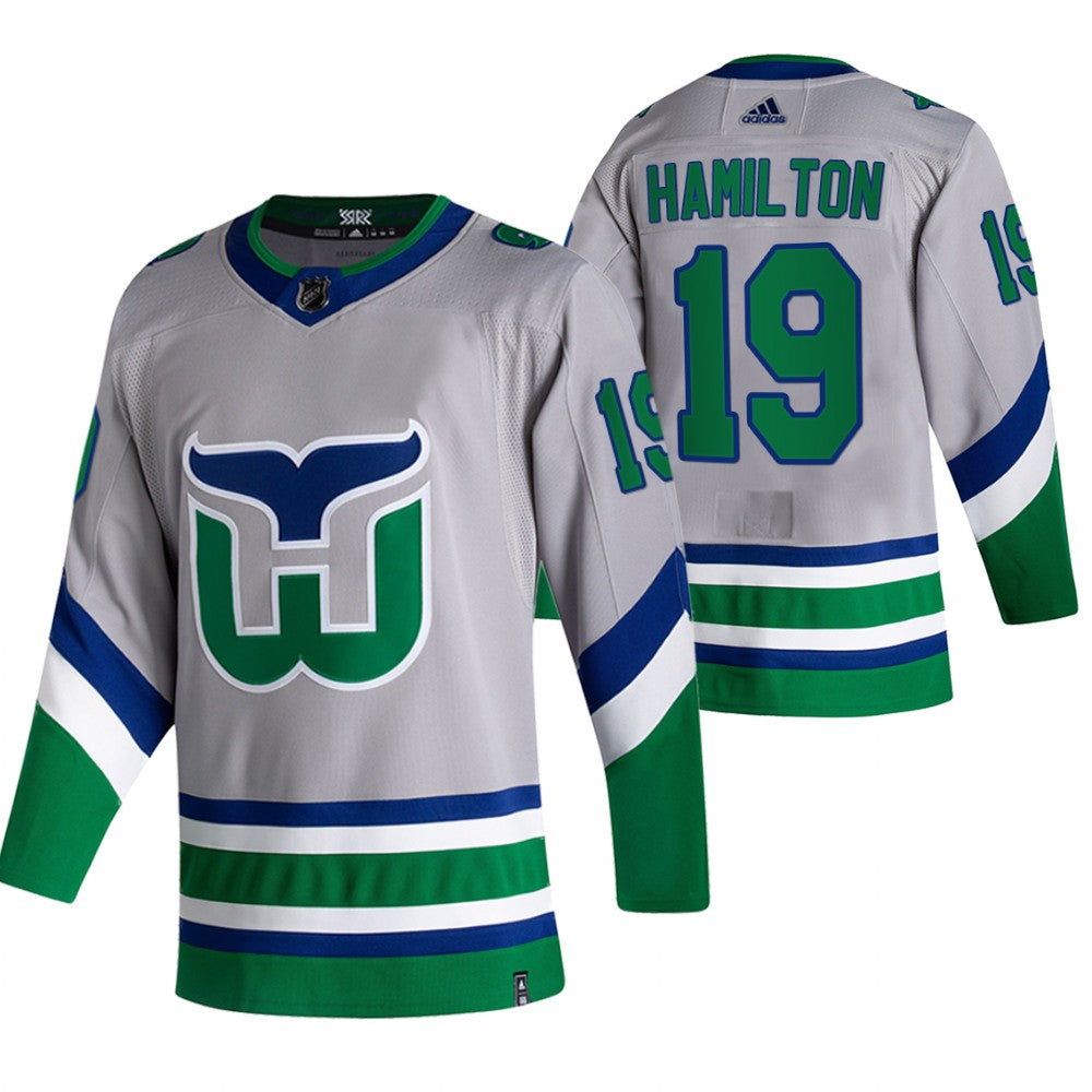 Dougie Hamilton Carolina Hurricanes grey Reverse Retro jersey