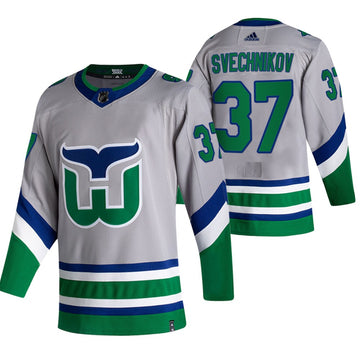 Andrei Svechnikov Carolina Hurricanes grey Reverse Retro jersey