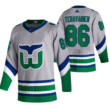 Teuvo Teravainen Carolina Hurricanes grey Reverse Retro jersey