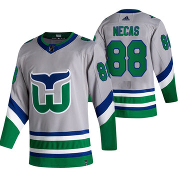 Martin Necas Carolina Hurricanes grey Reverse Retro jersey