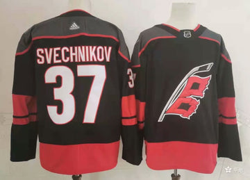 Andrei Svechnikov Ice Carolina Hurricanes black jersey
