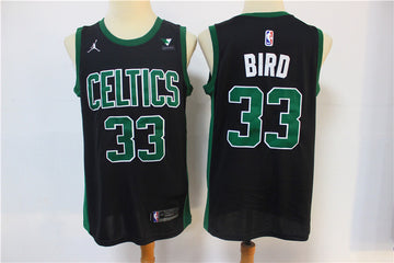 Larry Bird Boston Celtics black jersey