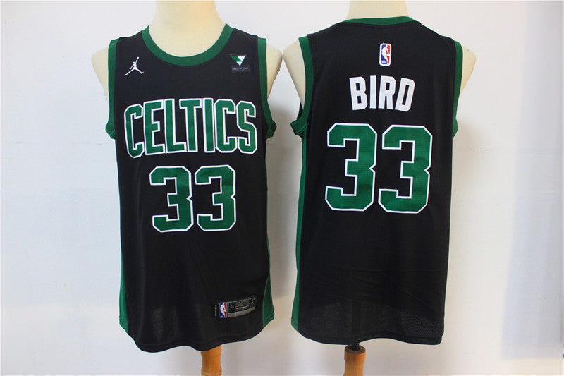 Larry Bird Boston Celtics black jersey