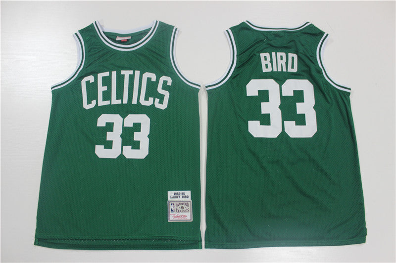 Larry Bird Boston Celtics green jersey
