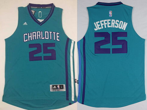Al Jefferson Revolution Charlotte Hornets teal jersey