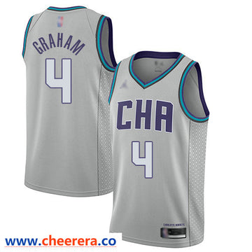Devonte Graham Charlotte Hornets gray jersey