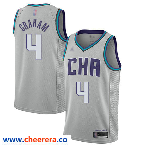 Devonte Graham Charlotte Hornets gray jersey