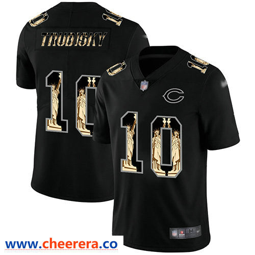 Mitchell Trubisky Chicago Bears black Limited jersey