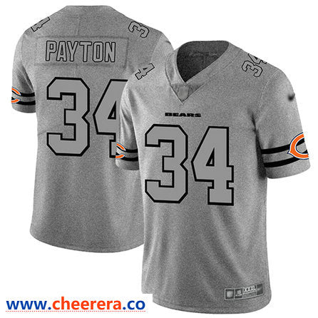 Walter Payton Chicago Bears gray Limited jersey