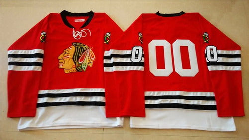 NHL Clark Griswold Chicago Blackhawks red jersey