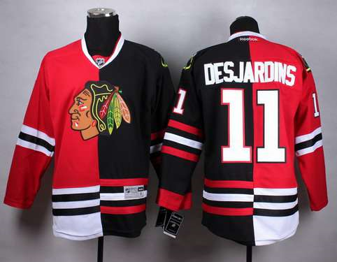 Andrew Desjardins Chicago Blackhawks red jersey