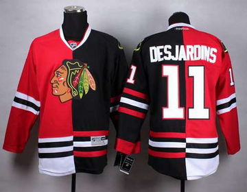 Andrew Desjardins Chicago Blackhawks red jersey