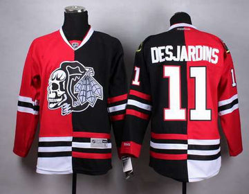 Andrew Desjardins Chicago Blackhawks red jersey