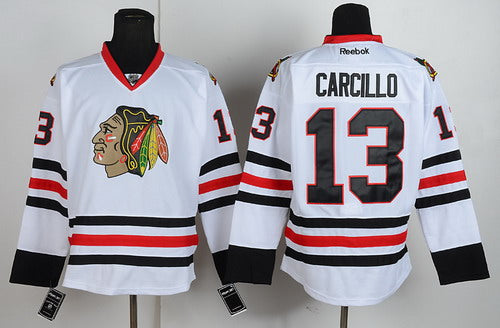 Daniel Carcillo Chicago Blackhawks white jersey