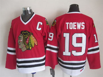 Jonathan Toews Chicago Blackhawks red Throwback jersey