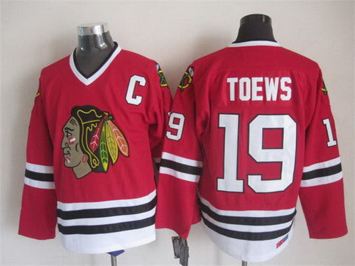 Jonathan Toews Chicago Blackhawks red Throwback jersey