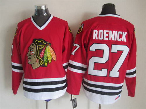Jeremy Roenick Chicago Blackhawks red Throwback jersey