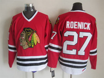 Jeremy Roenick Chicago Blackhawks red Throwback jersey