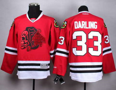 Scott Darling Chicago Blackhawks red jersey