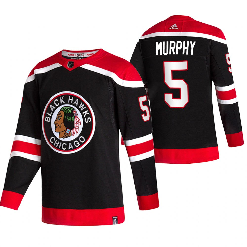 Connor Murphy Chicago Blackhawks black Reverse Retro jersey