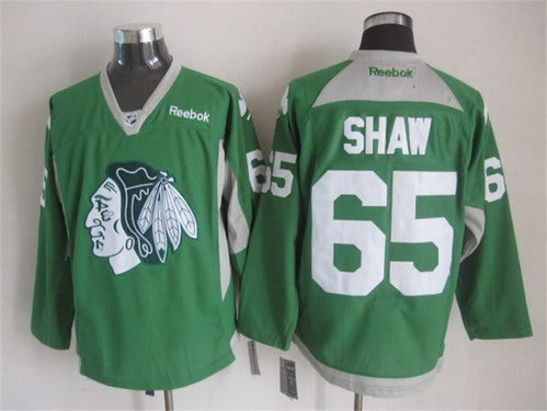 NHL Andrew Shaw Chicago Blackhawks green jersey