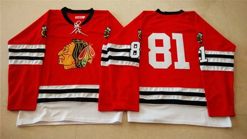 NHL Marian Hossa Chicago Blackhawks red jersey