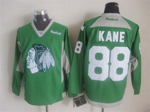 Patrick Kane Chicago Blackhawks green jersey