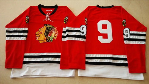 Bobby Hull Chicago Blackhawks red jersey