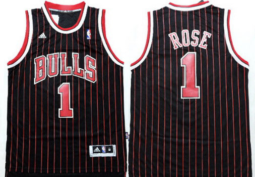 Derrick Rose Revolution Chicago Bulls black jersey