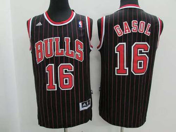 Pau Gasol Revolution Chicago Bulls black jersey