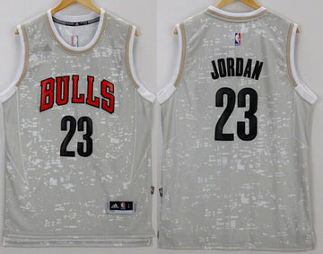 Michael Jordan Adidas Chicago Bulls gray jersey