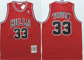Scottie Pippen Chicago Bulls red Throwback jersey