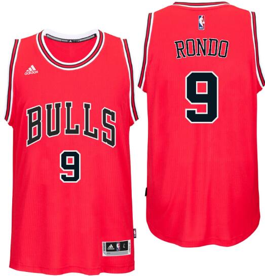 Rajon Rondo Chicago Bulls red Alternate jersey