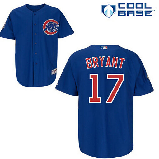 Kris Bryant Chicago Cubs blue jersey