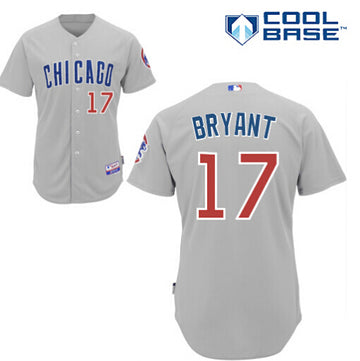 Kris Bryant Chicago Cubs gray jersey