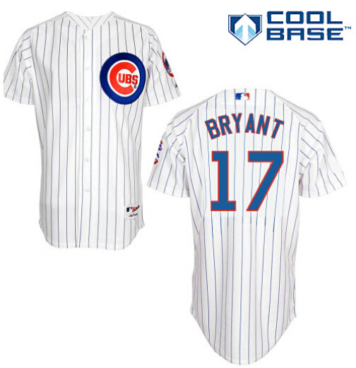 Kris Bryant Chicago Cubs white jersey
