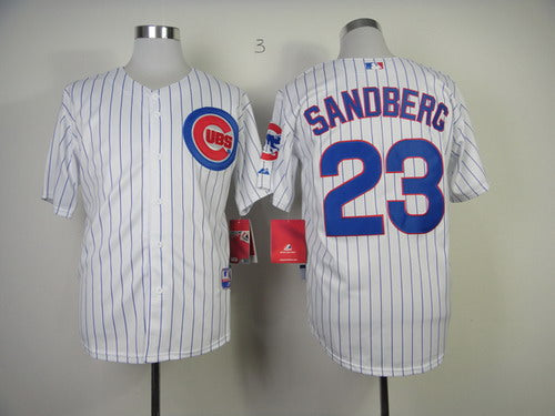 Ryne Sandberg Chicago Cubs white jersey