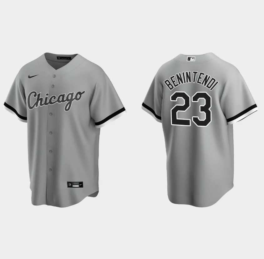 Andrew Benintendi Chicago White Sox gray jersey