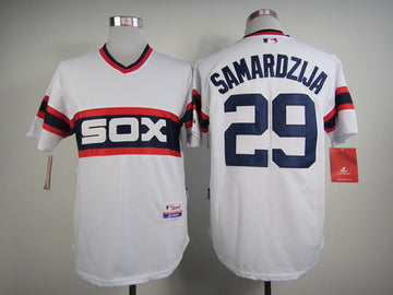 Jeff Samardzija Chicago White Sox white jersey