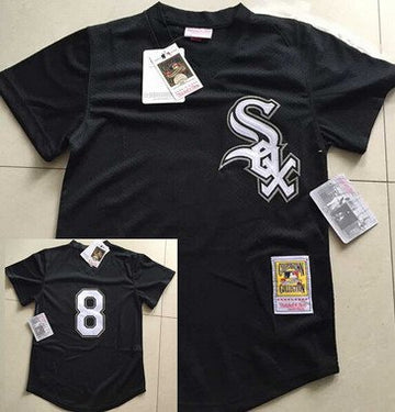 Bo Jackson Mesh BP Chicago White Sox black Throwback jersey