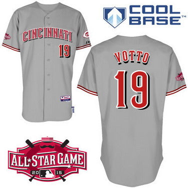 Joey Votto Cincinnati Reds gray All-Star jersey
