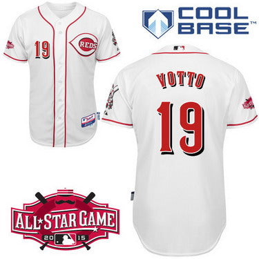 Joey Votto Cincinnati Reds white All-Star jersey