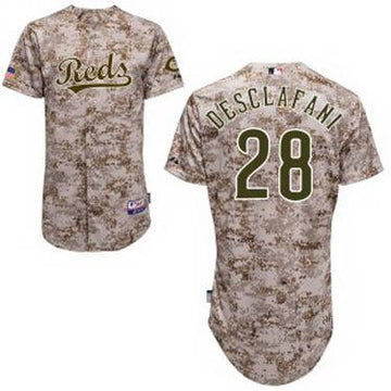 Anthony DeSclafani Cincinnati Reds camo Camo jersey