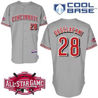 Anthony DeSclafani Cincinnati Reds gray All-Star jersey