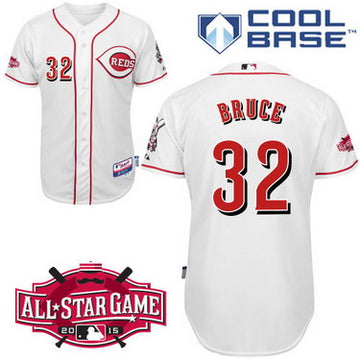 Jay Bruce Cincinnati Reds white All-Star jersey