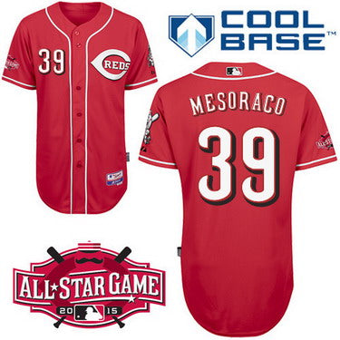 Devin Mesoraco Cincinnati Reds red All-Star jersey