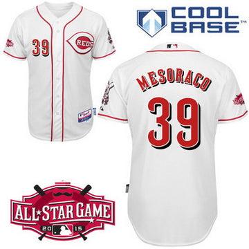 Devin Mesoraco Cincinnati Reds white All-Star jersey