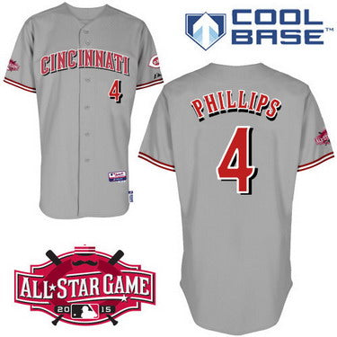 Brandon Phillips Cincinnati Reds gray All-Star jersey